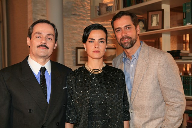Daniel Dantas, Ana Paula Arósio e Marcello Antony viveram o triangulo amoroso que impulsionou a trama da segunda versão de 