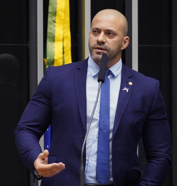  Daniel Silveira compareceu à Superintendência da Polícia Federal - Plabo Valadares/Câmara dos Deputados