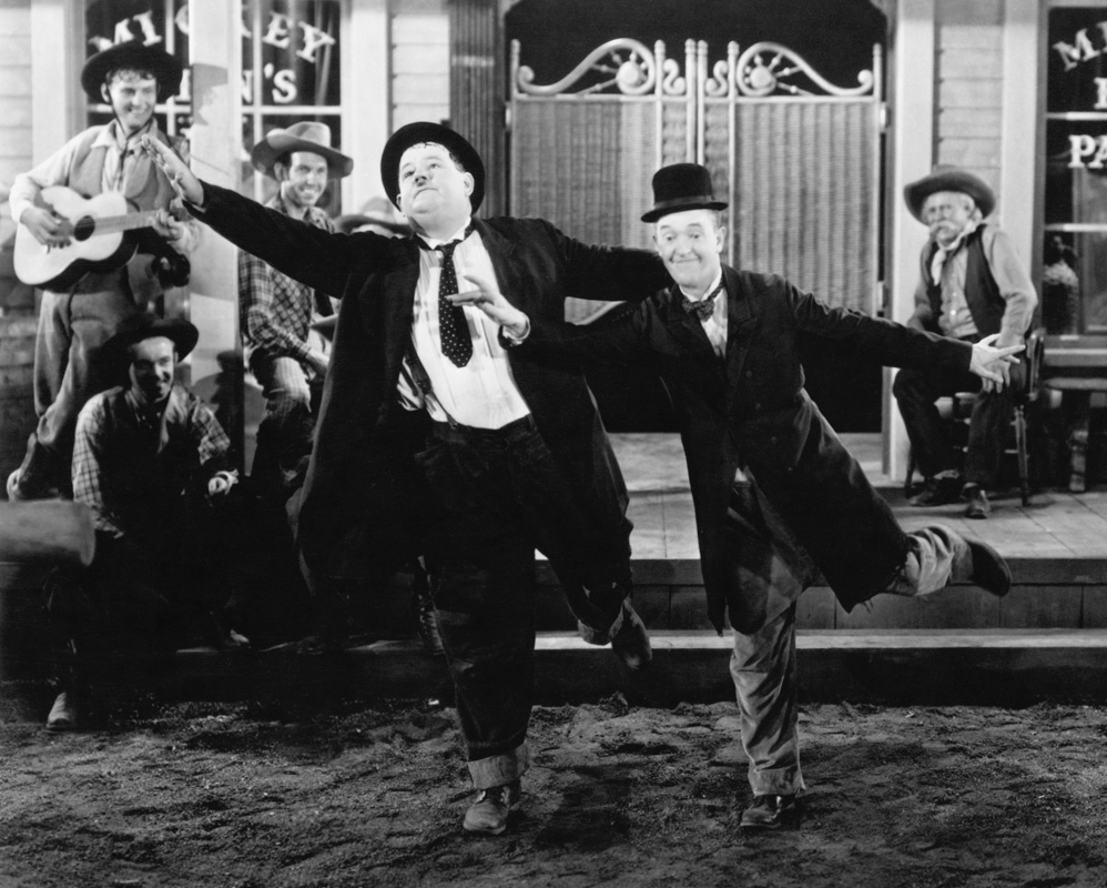 Laurel e Hardy foi uma famosa dupla de comediantes e uma das equipes cômicas mais populares do cinema de todos os tempos, em atividade desde o Cinema Mudo até meados da Era de Ouro de Hollywood