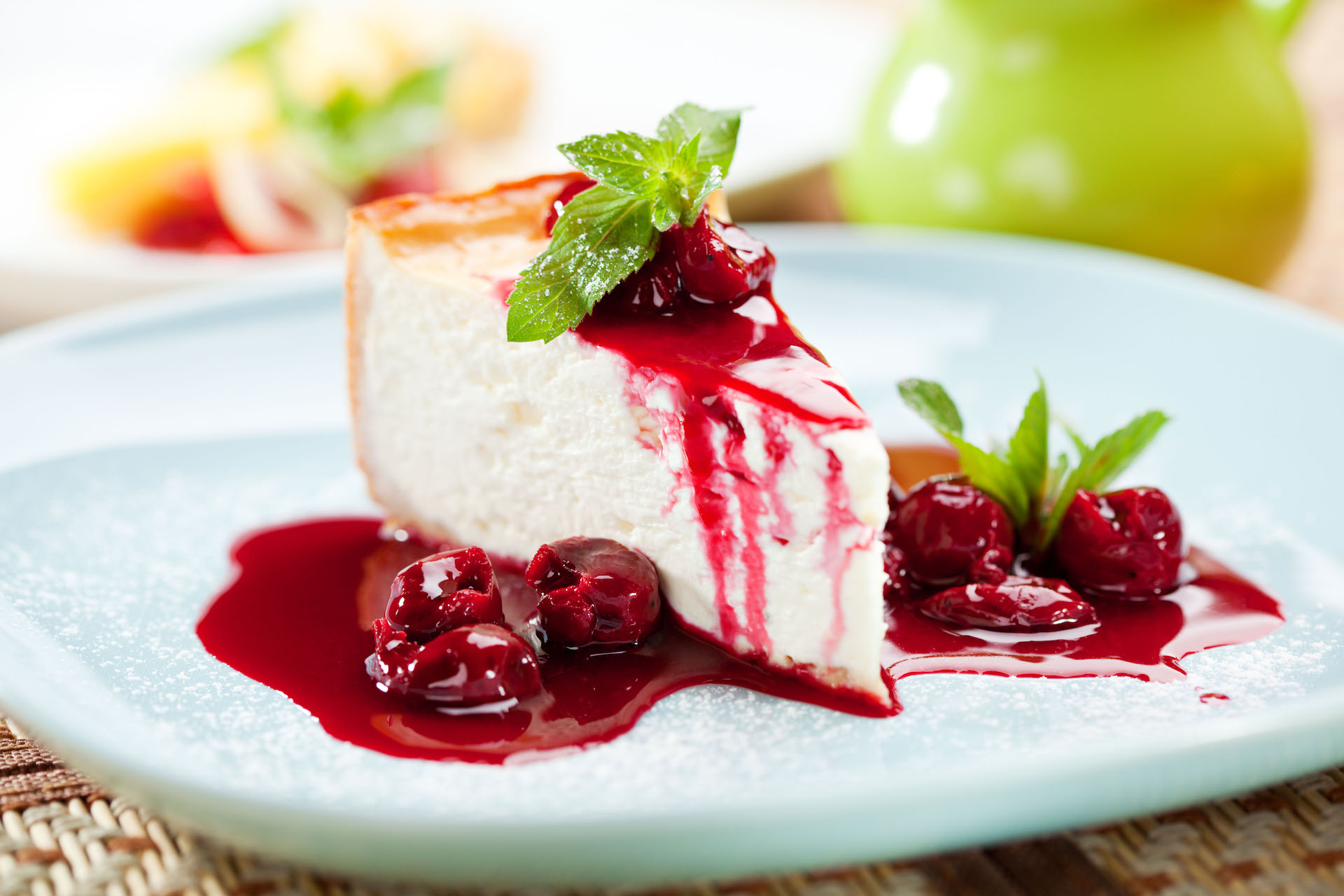  O Cheesecake de Cerejas vai deixar a sua refeição com cara de sofisticada/GB Imagem 