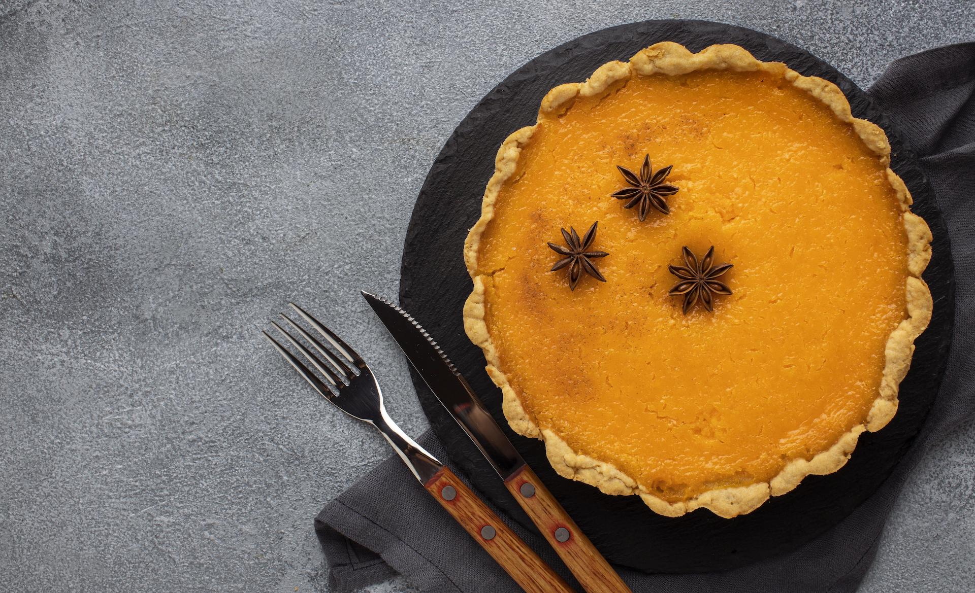 Que tal um passeio gastronômico pela culinária americana? A Torta de Abóbora (Pumpkin Pie) é um clássico!/GB Imagem 