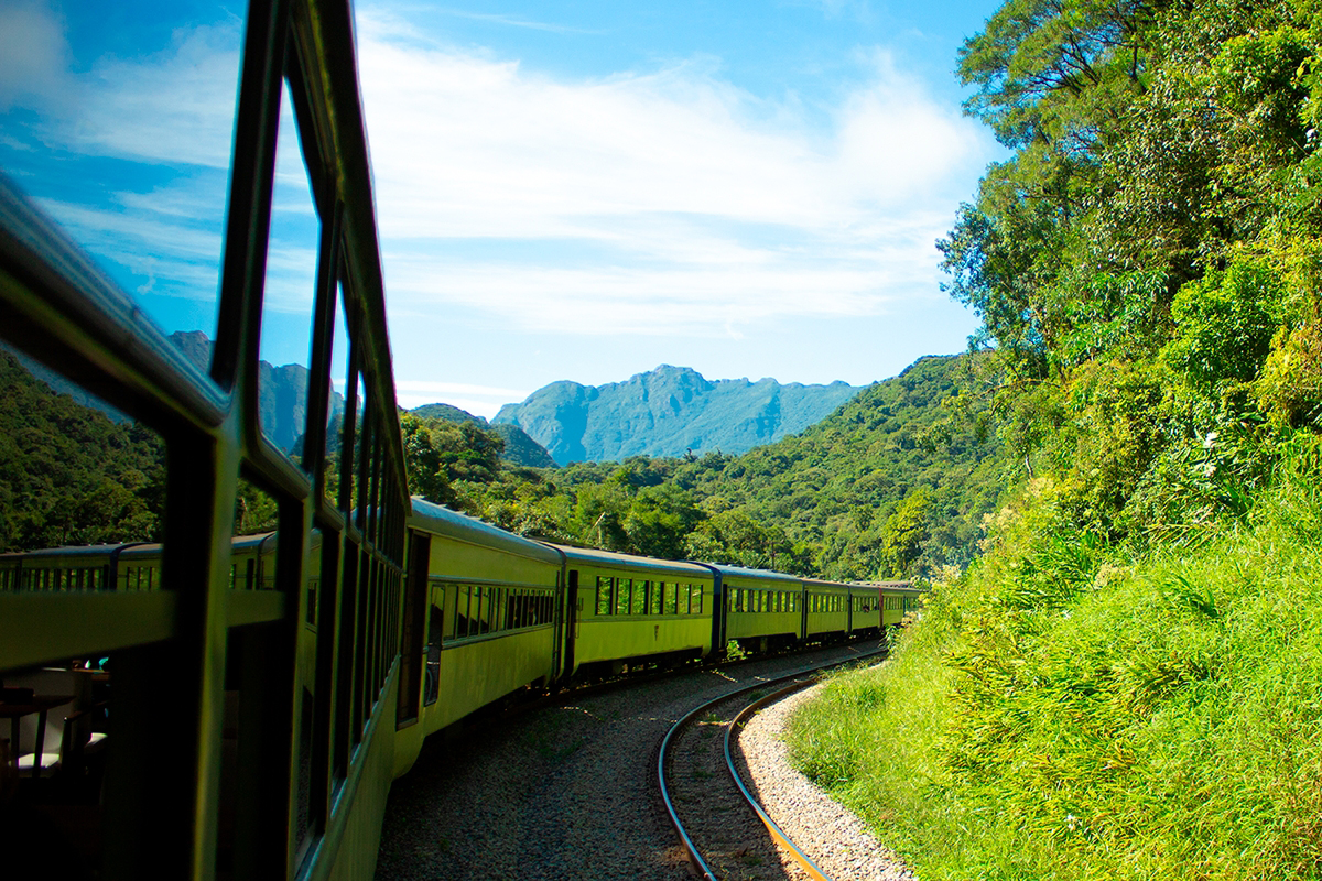 Jornada pela Serra do Mar Paranaense: a viagem de trem Curitiba-Morretes revela paisagens naturais deslumbrantes / Divulgação-Serra Verde Express