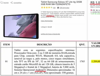 Casimiro de Abreu: Tablet no varejo sai mais barato que o comprado por atacado pela gestão do prefeito Ramon Gidalte