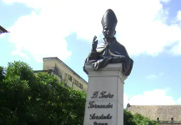 Monumento em homenagem ao primeiro Bispo do Brasil, que se encontra na capital baiana / GB Imagem
