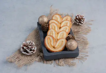 Palmiers Natalinos é um prato delicado e de sabor marcante. Ideal para o café da manhã de Natal/GB Imagem