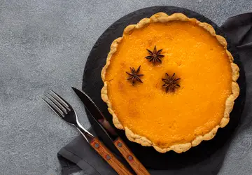 Que tal um passeio gastronômico pela culinária americana? A Torta de Abóbora (Pumpkin Pie) é um clássico!/GB Imagem 